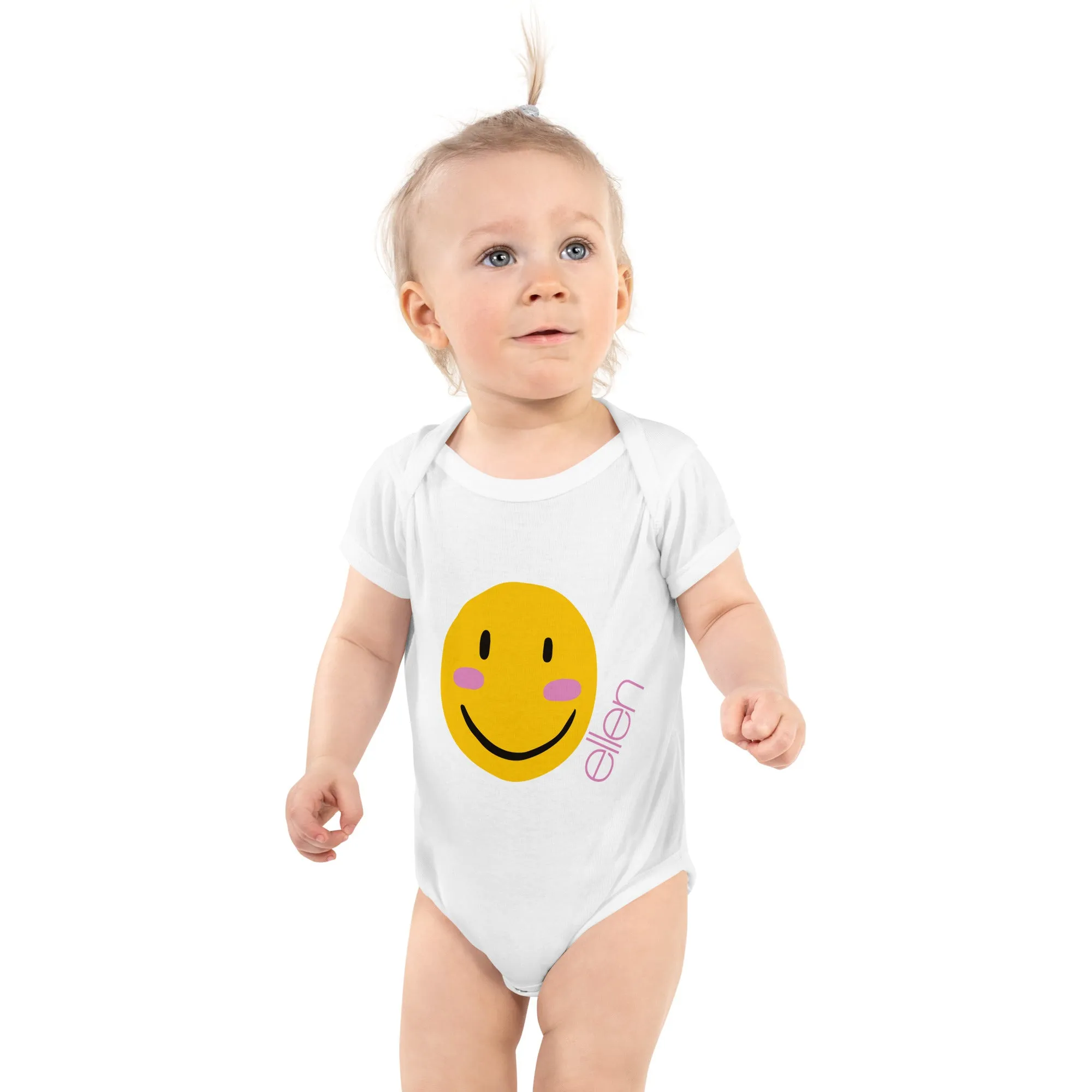 Smile Onesie- White