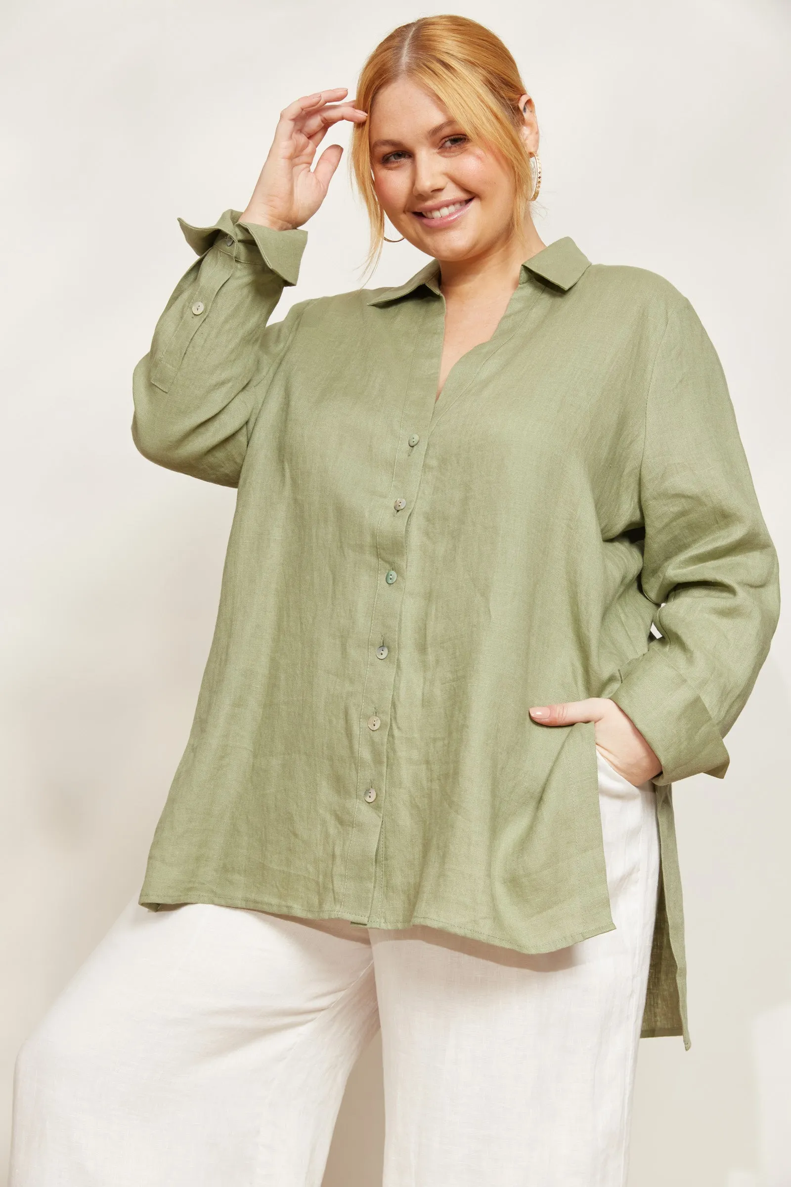 Sojourn Shirt, Aloe