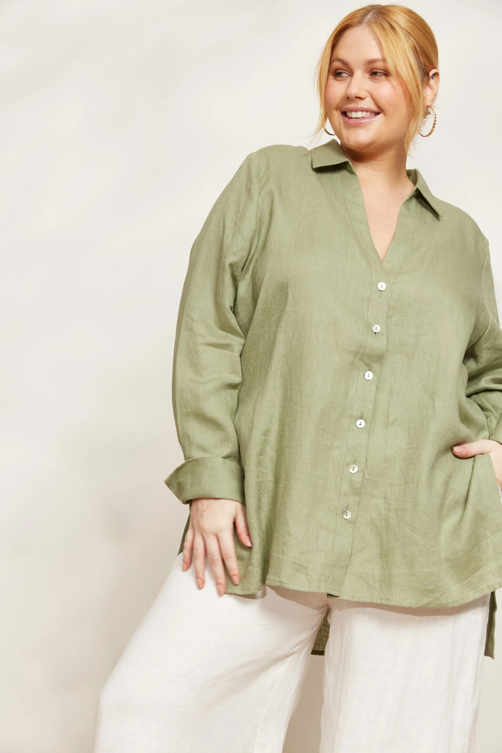 Sojourn Shirt, Aloe