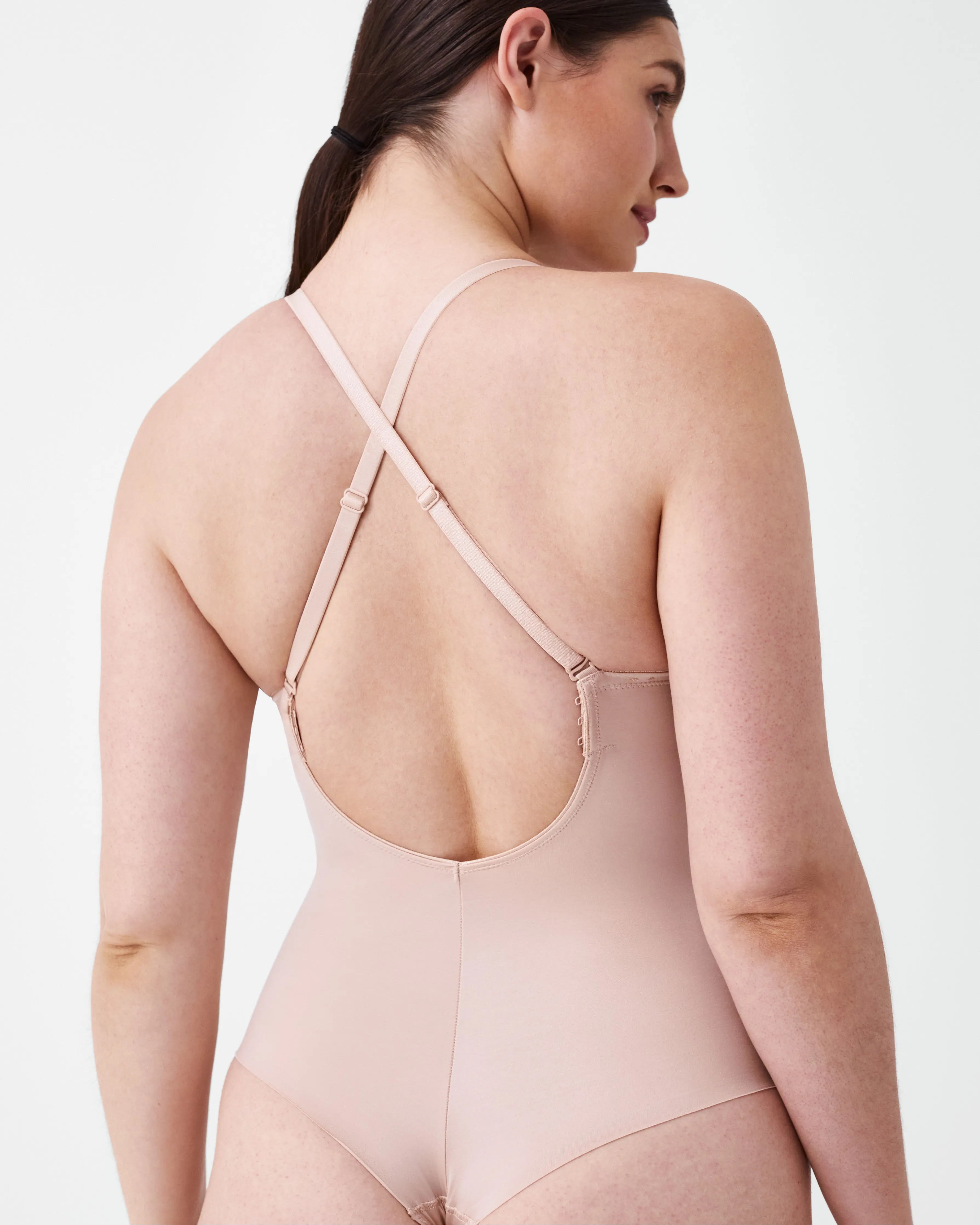 SPANXshape™ Suit Your Fancy Plunge Low Back Thong Bodysuit