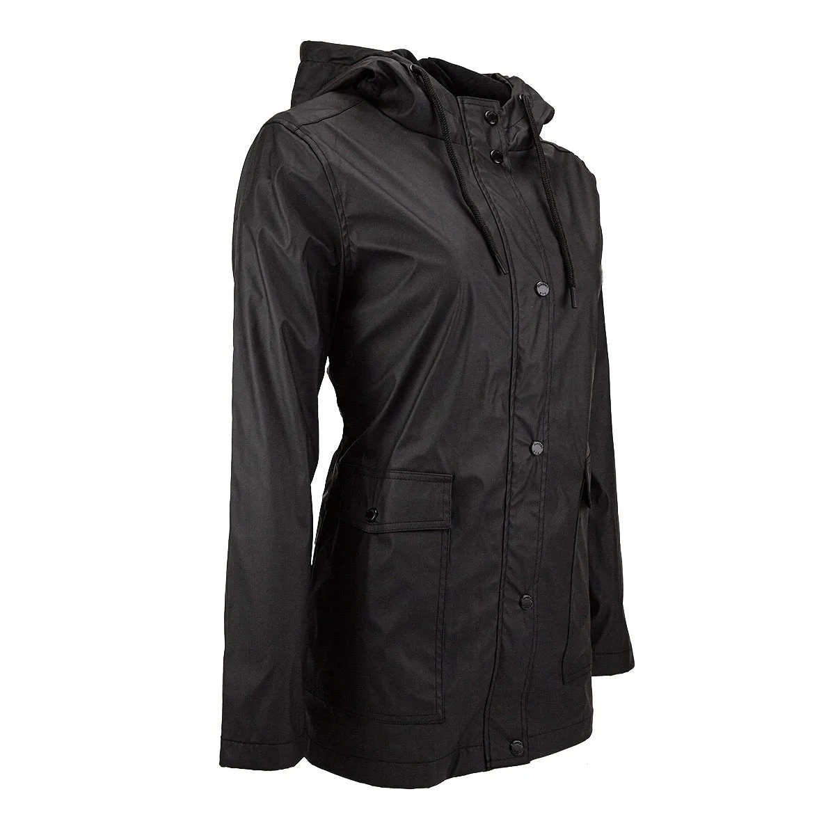 Steve Madden Women's Polar Fleece Lined Rain Jacket