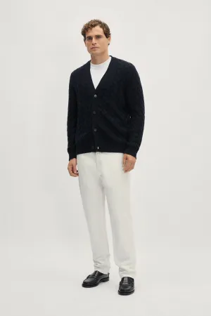 The Woolen Aran Cardigan