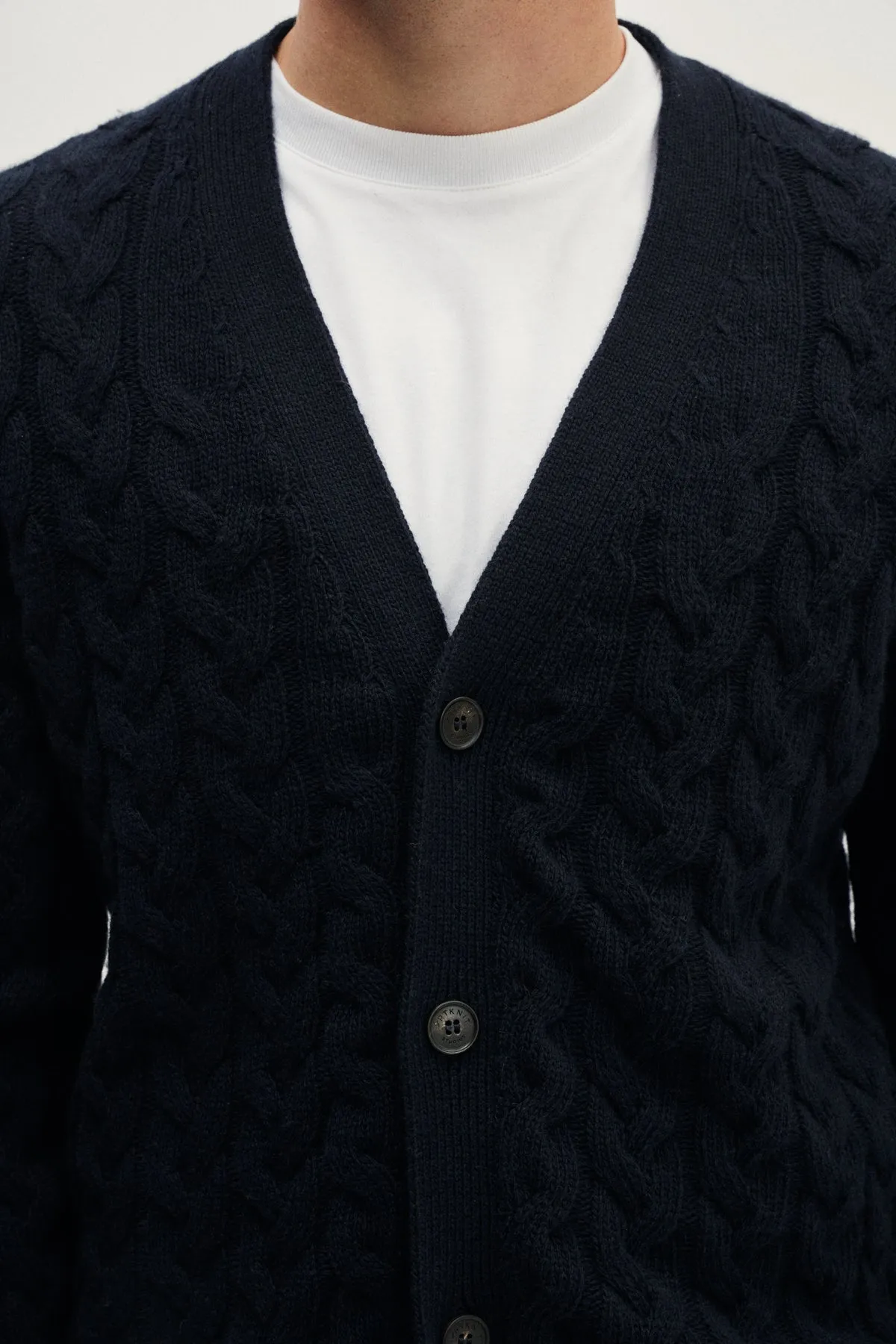 The Woolen Aran Cardigan
