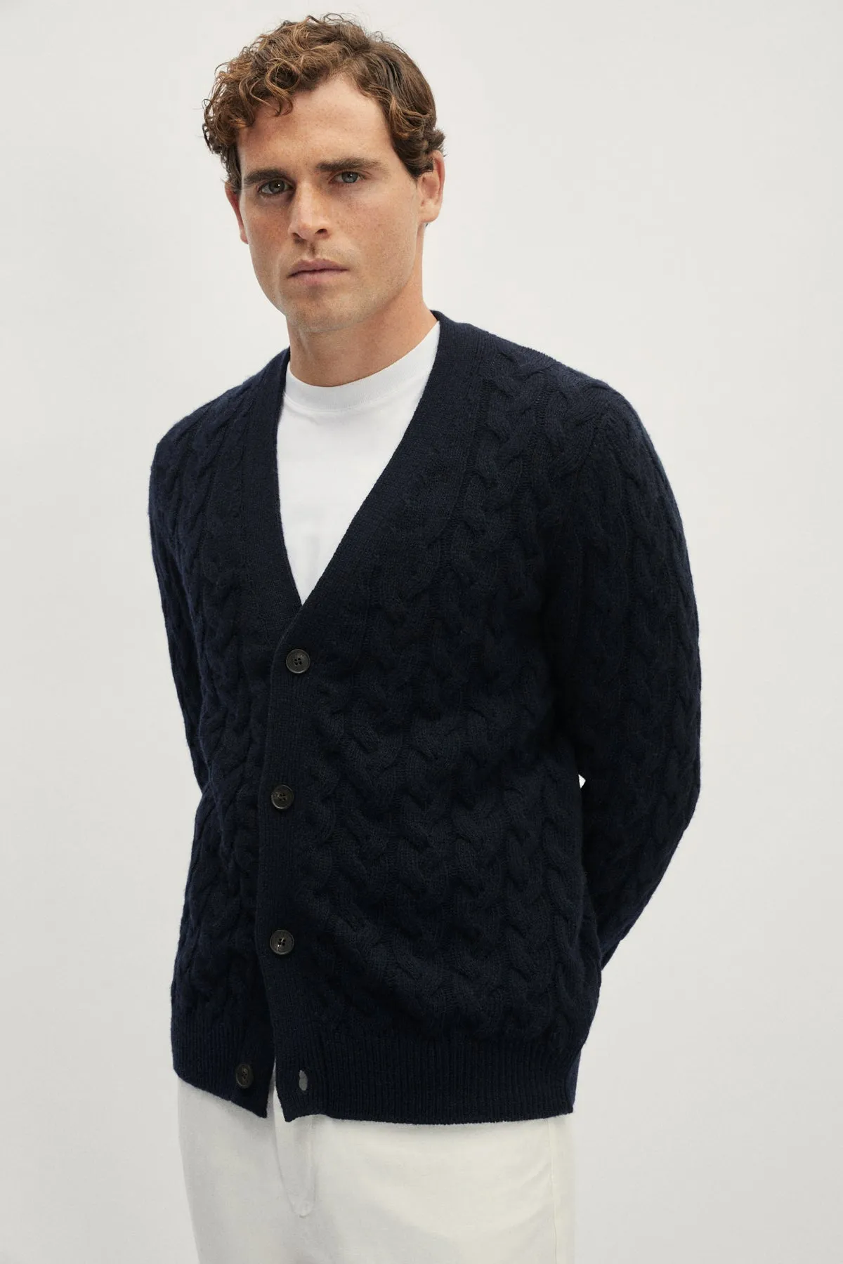 The Woolen Aran Cardigan