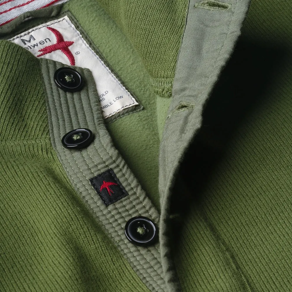 Thermal Button Mock Shirt