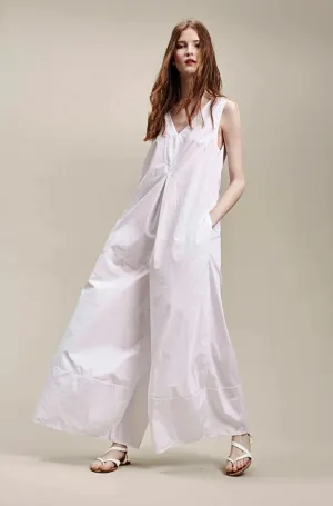 Transit Par Such Sleeveless Jumpsuit in White