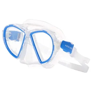 Used Aqua Lung Duetto Scuba Dive Mask - Transp/Blue