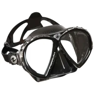 Used Aqua Lung Favola Double Lens Dive Mask - Black Silicone/Black