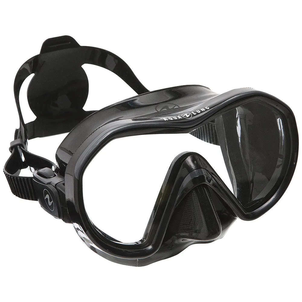 Used Aqua Lung Reveal X1 Dive Mask, Color: Black/Black