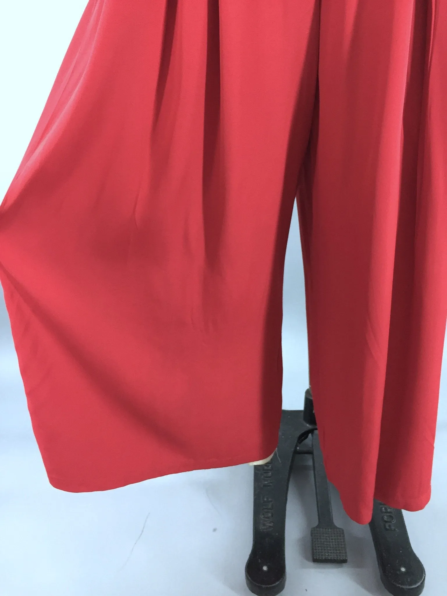 Vintage 1980s Jumpsuit / Beach Pajamas / Red & White Nautical Breton Stripes