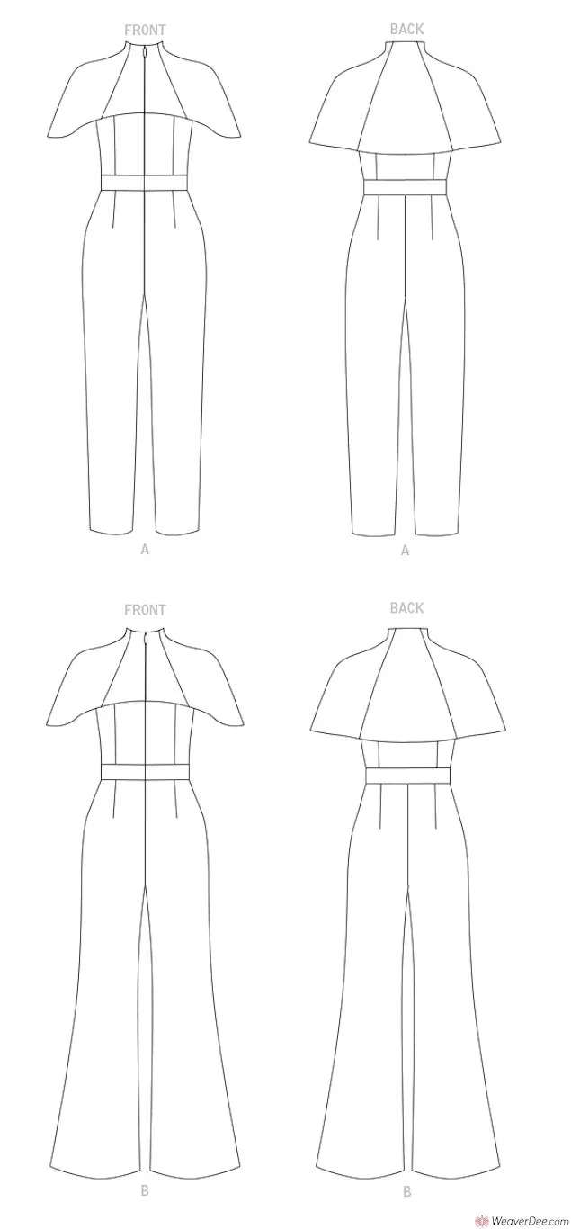 Vogue Pattern V1791 Misses' Jumpsuit