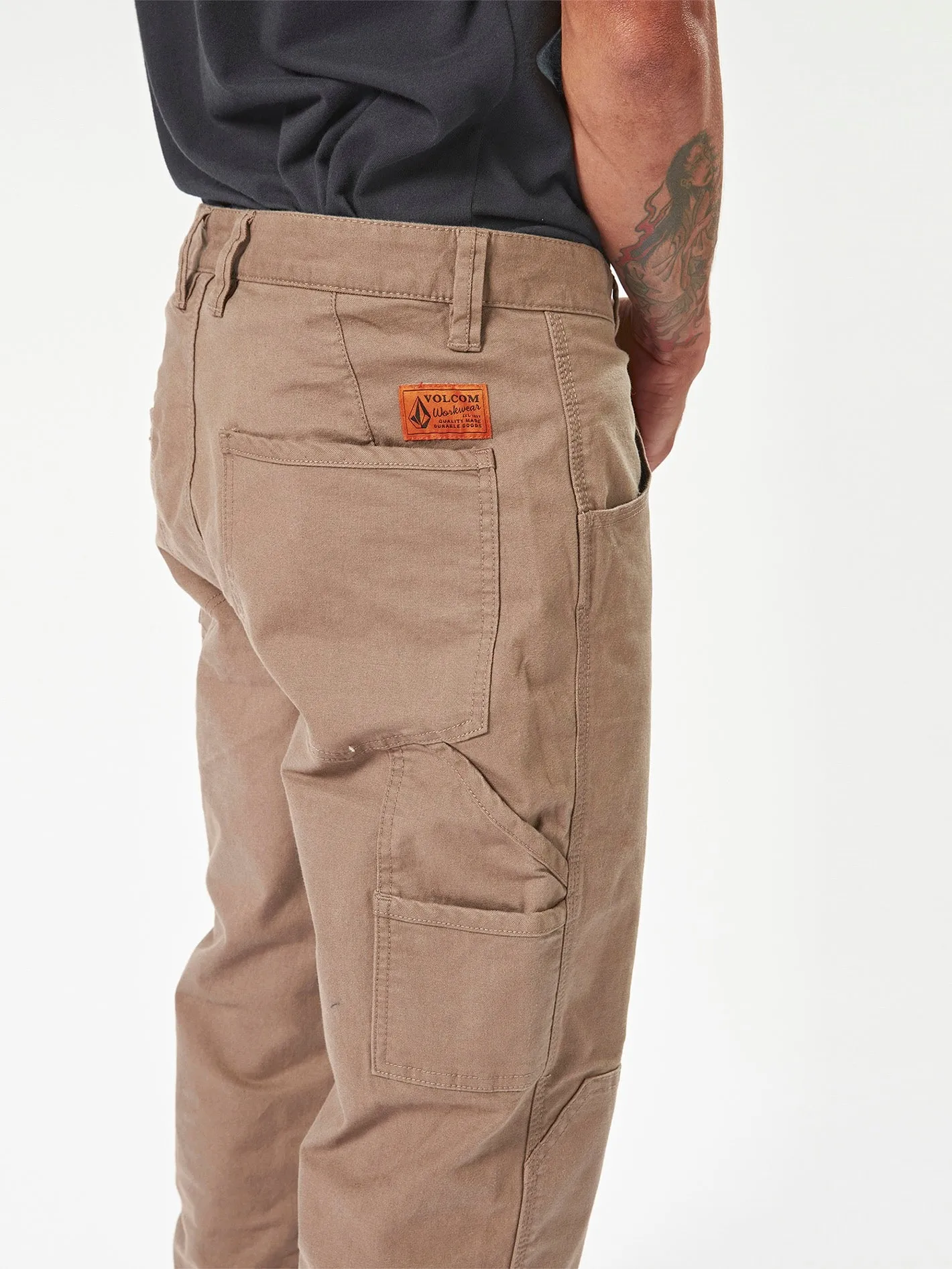 Volcom Workwear Caliper Work Pants - Brindle
