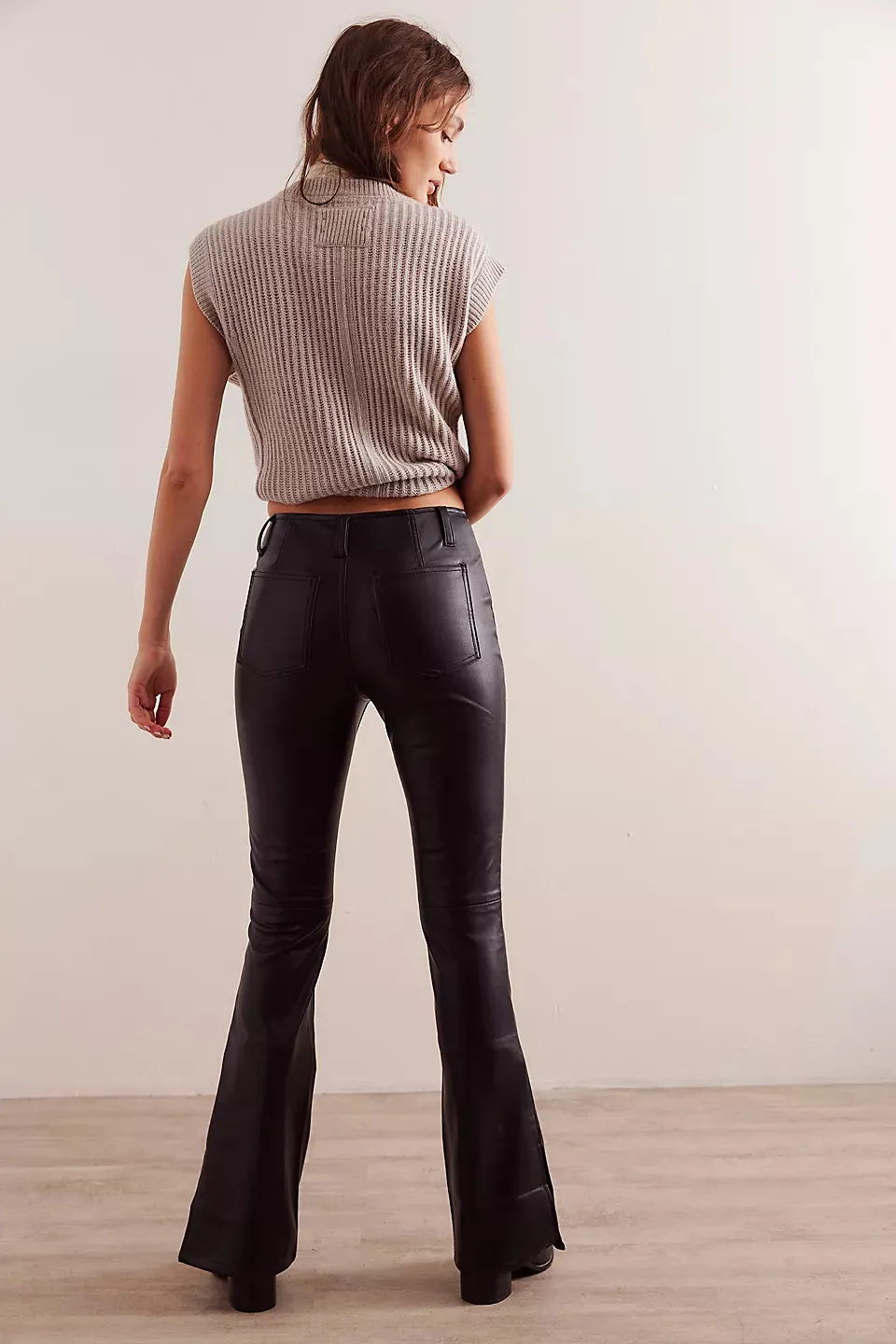 We The Free Level Up Vegan Slit Slim Flare Jeans