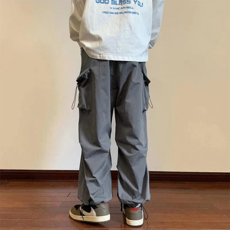 Women Hip Hop Streetwear Trousers Harajuku Casual Parachute Y2k Oversize Pants