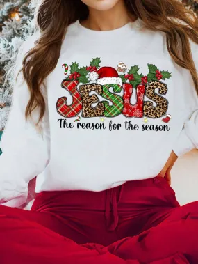 Womens cowl neck sweatshirt|Women's Printed Basic Crew Neck Sweatshirt