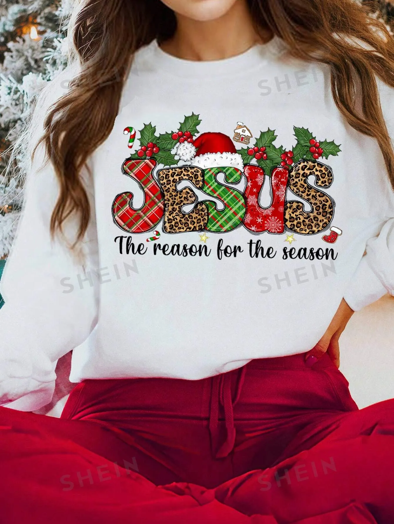 Womens cowl neck sweatshirt|Women's Printed Basic Crew Neck Sweatshirt