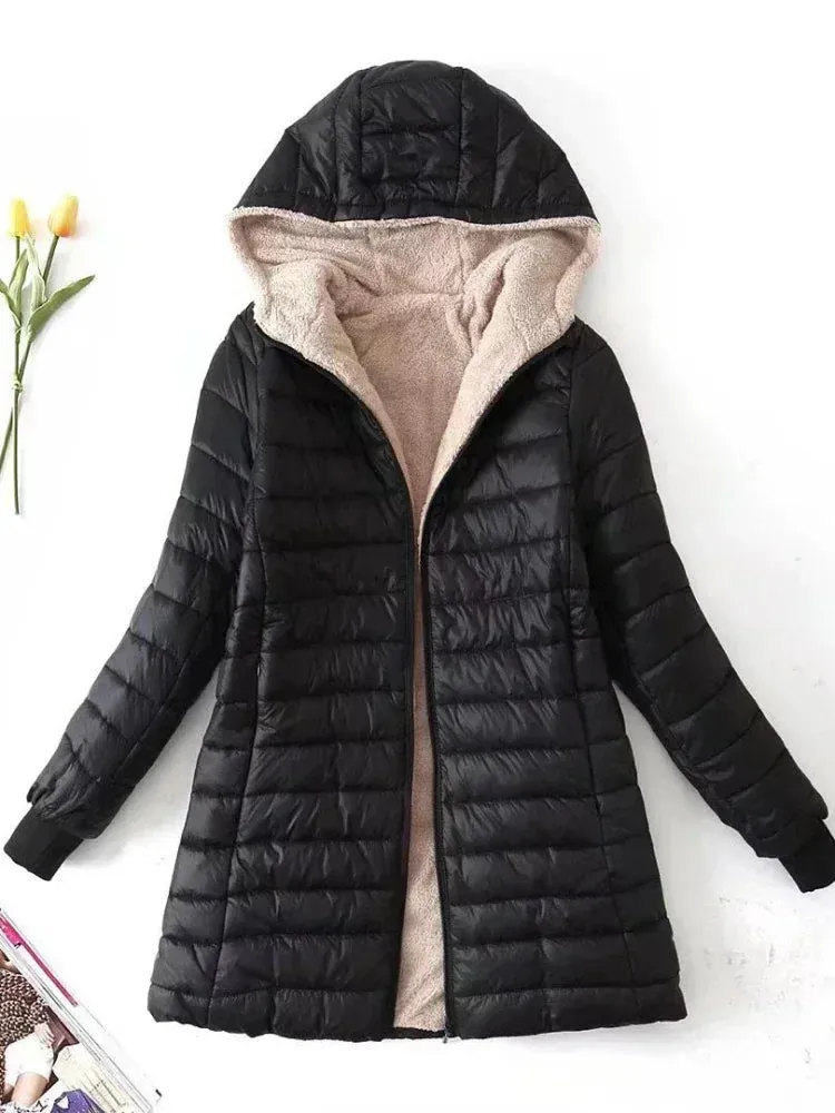 Women's Jacket, Warm Lamb Fleece Jackets.