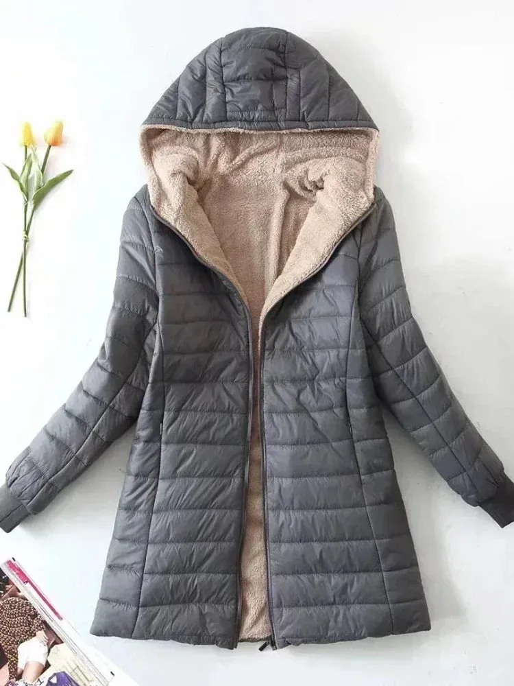 Women's Jacket, Warm Lamb Fleece Jackets.