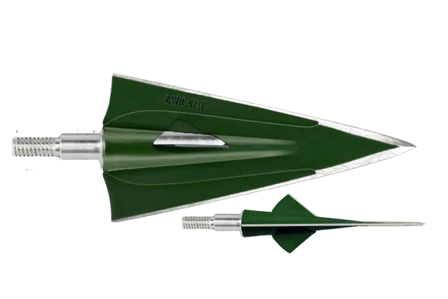 Zwickey - No Mercy - Screw-in - 4 Blade - Double Bevel - 165 Gr. - "3 PACK"