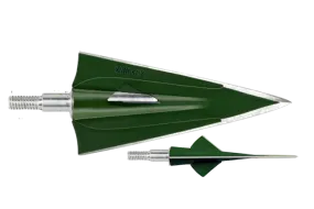 Zwickey - No Mercy - Screw-in - 4 Blade - Double Bevel - 165 Gr. - "3 PACK"